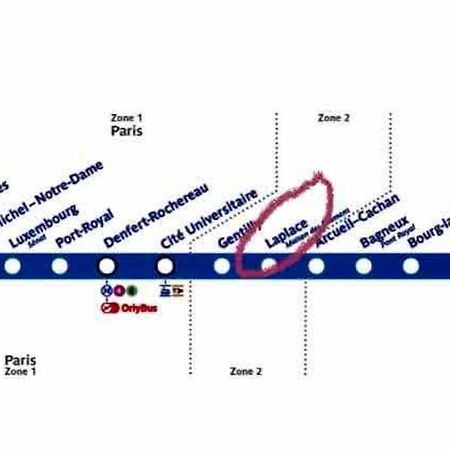 Beau T3 A Arcueil A 3 Min Rer B « Laplace » Εξωτερικό φωτογραφία