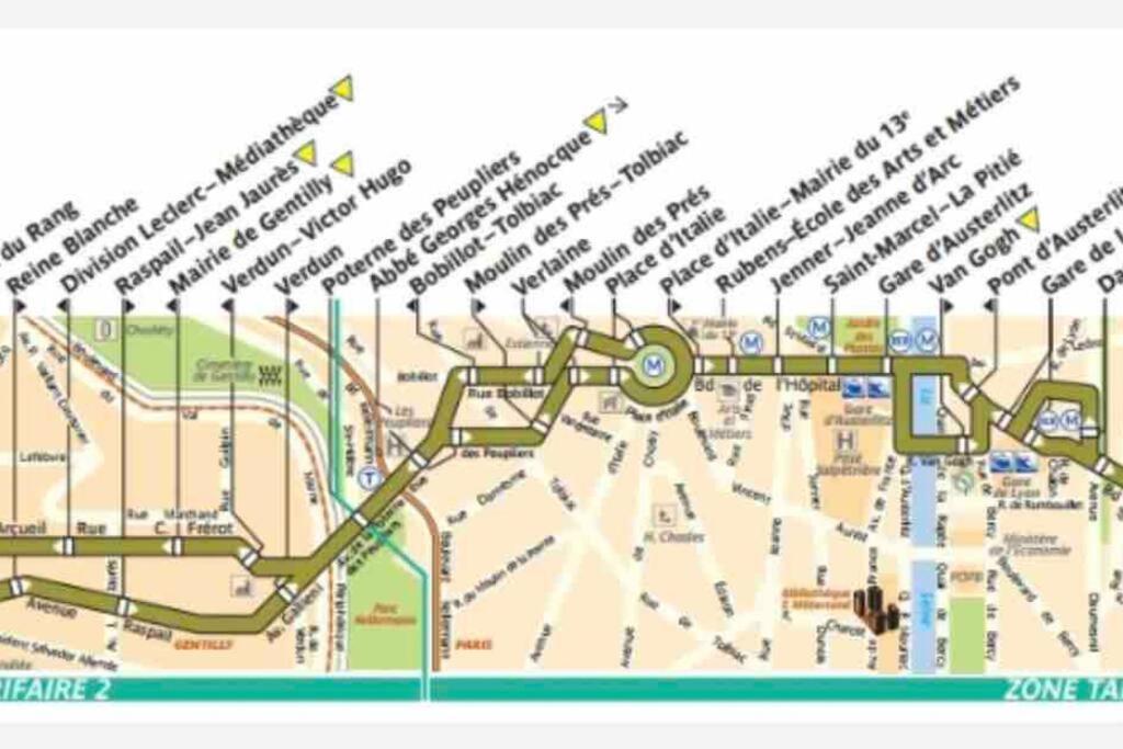 Beau T3 A Arcueil A 3 Min Rer B « Laplace » Εξωτερικό φωτογραφία